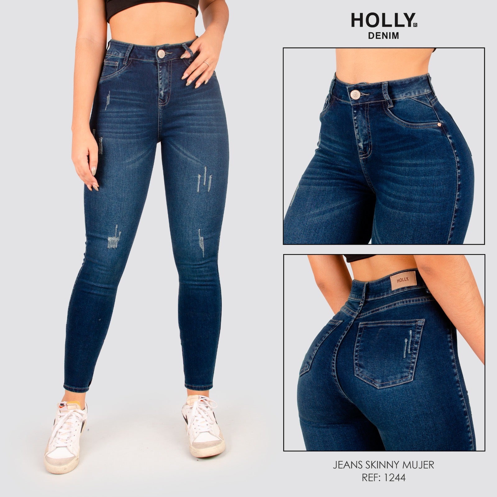 Jeans fashion slim mujer